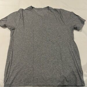 Vince Light Grey V-Neck Shirt Size Adult Medium